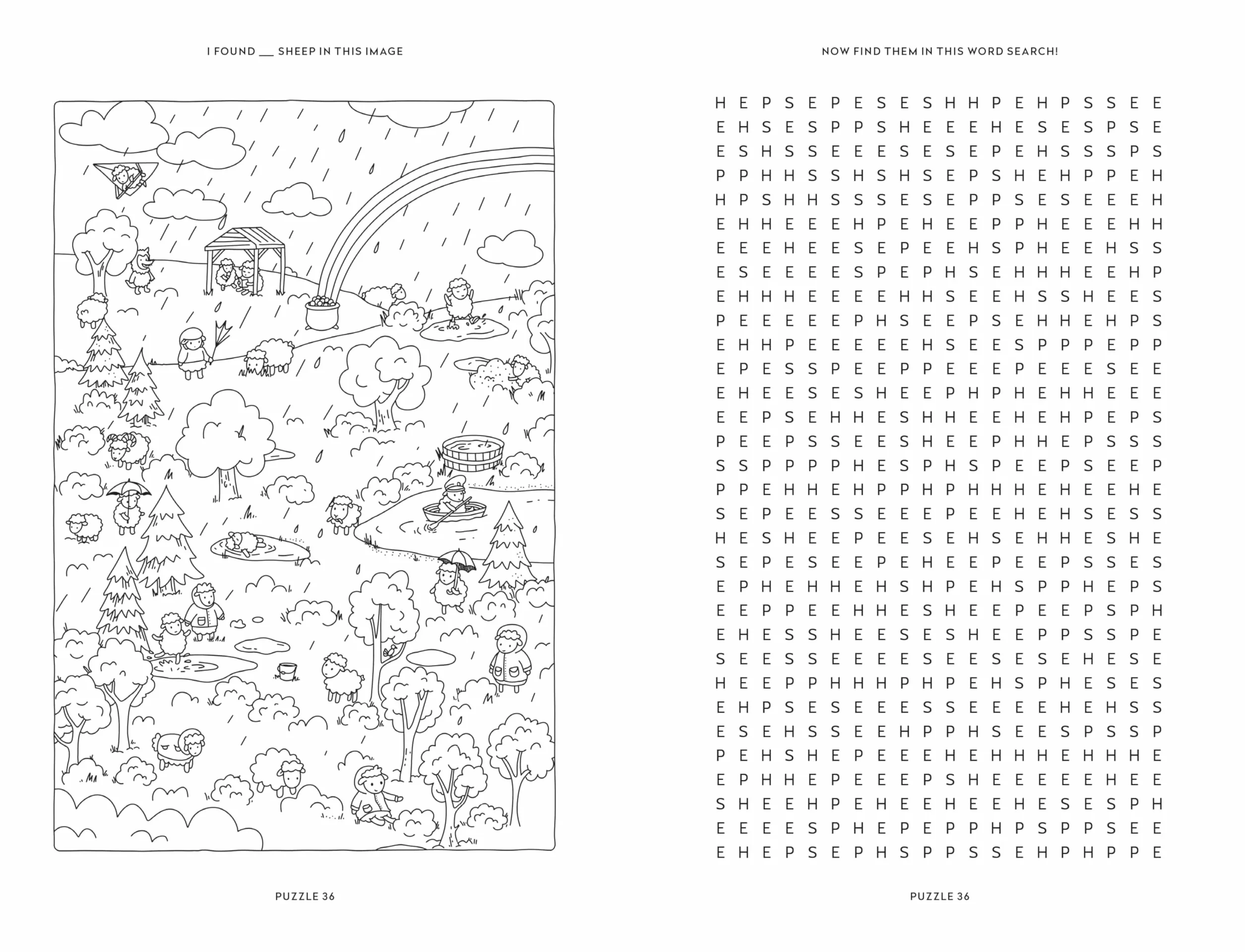 Counting Sheep: The Almost Impossible Bedtime Word Search