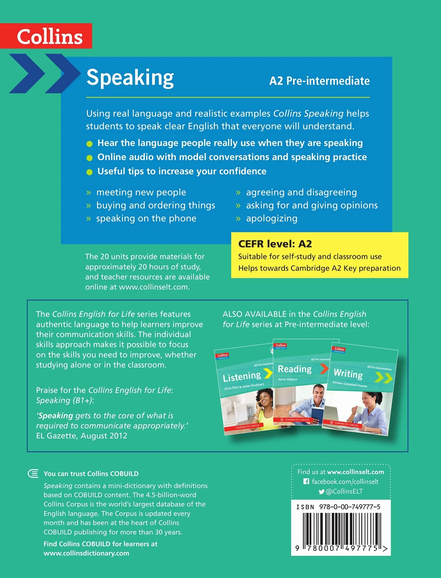 Speaking: A2
