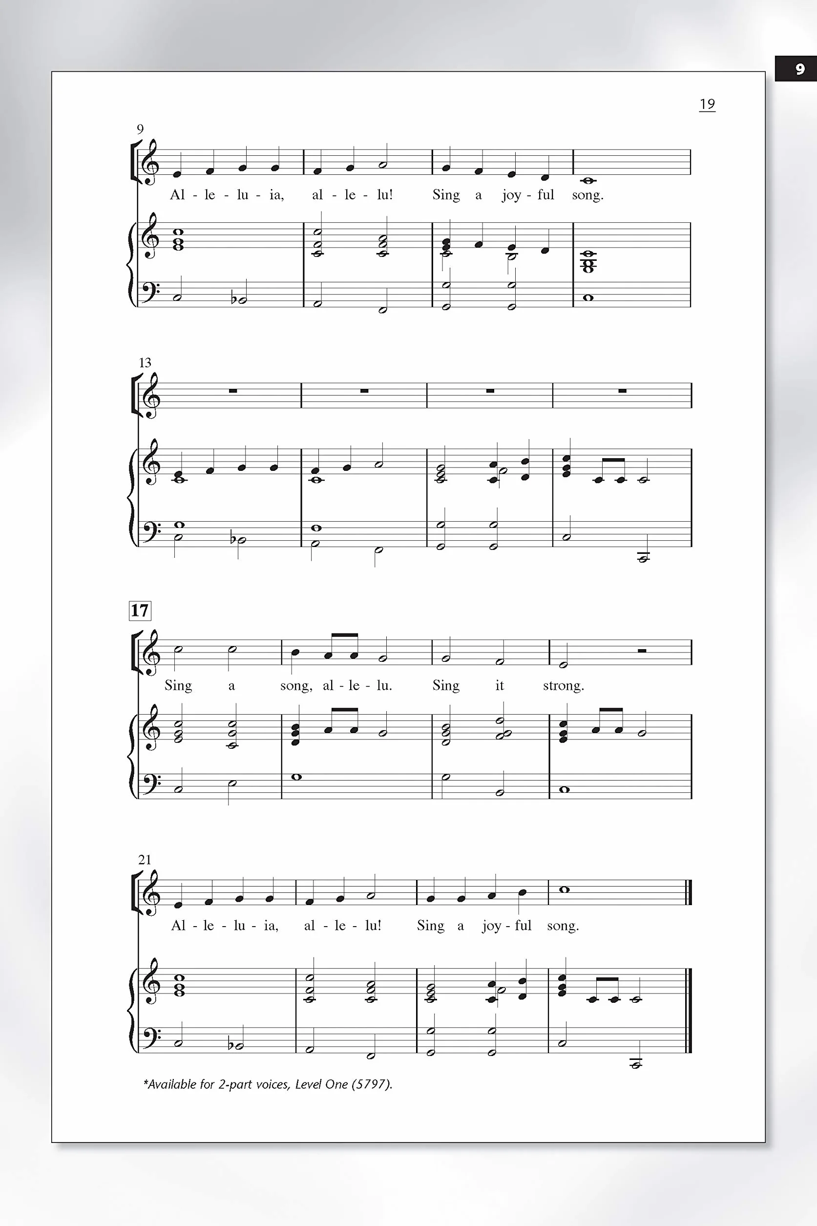 Sing at First Sight, Level 1: Foundations in Choral Sight-Singing