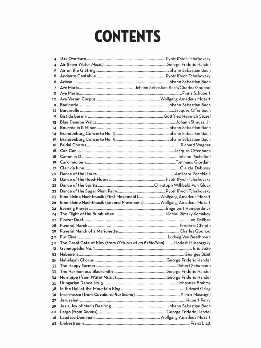 101 classical themes for violin violon