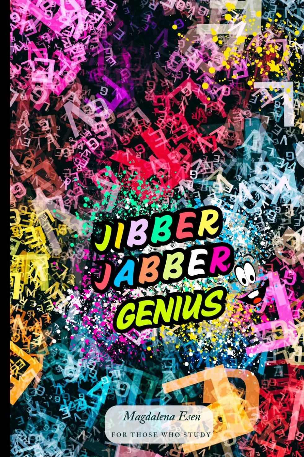 Jibber-Jabber Genius. Language planner for Noise Makers and Big Thinkers.: 160-page dotted notebook with a built-in repetition method and 24 expert-backed tips for faster, easier language learning.