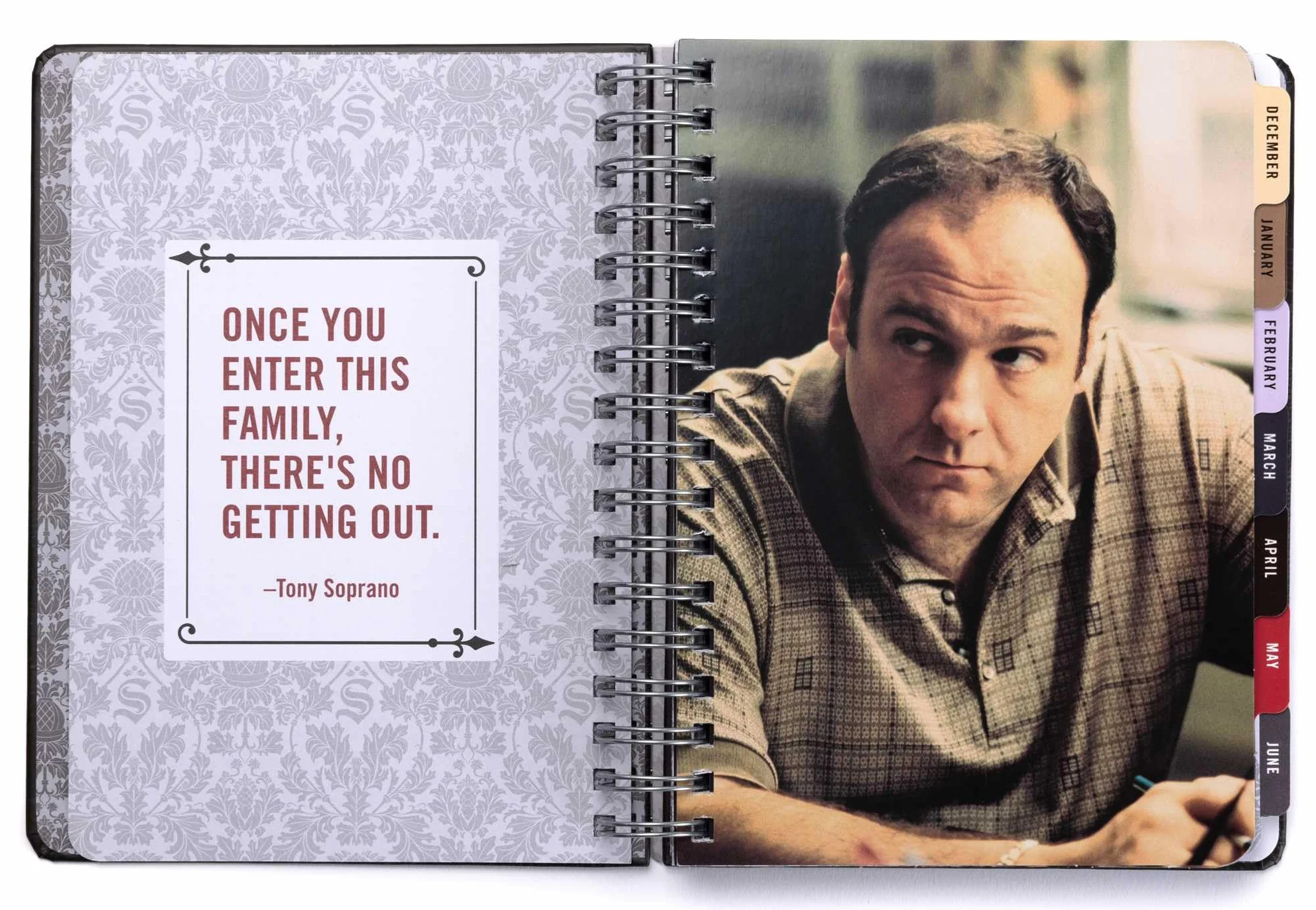 2025 The Sopranos 13-Month Weekly Planner