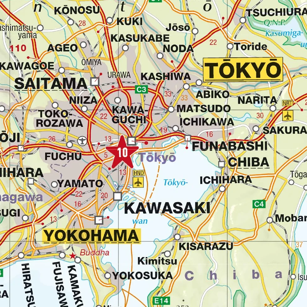 MARCO POLO Reisekarte Japan 1:1,1 Mio.