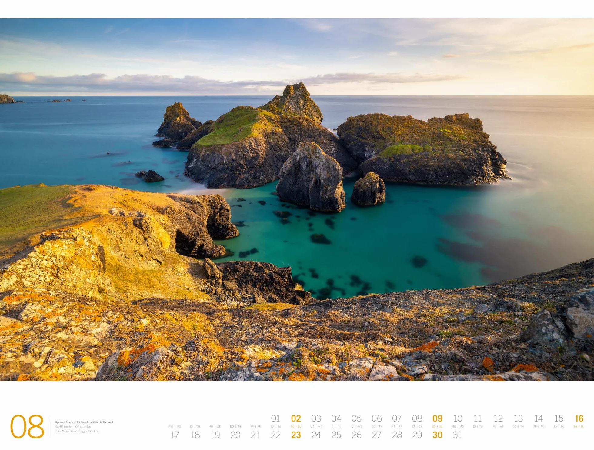 Meer Gallery Kalender 2026: Außergewöhnlicher Meeres-Kalender im großen Querformat (66x50 cm) | Küste und Strand im Großformat