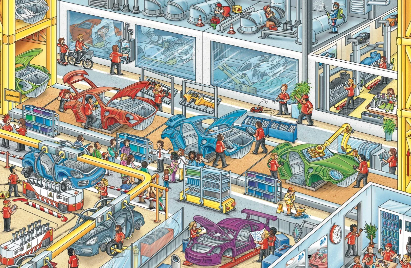 Porsche Wimmelbuch