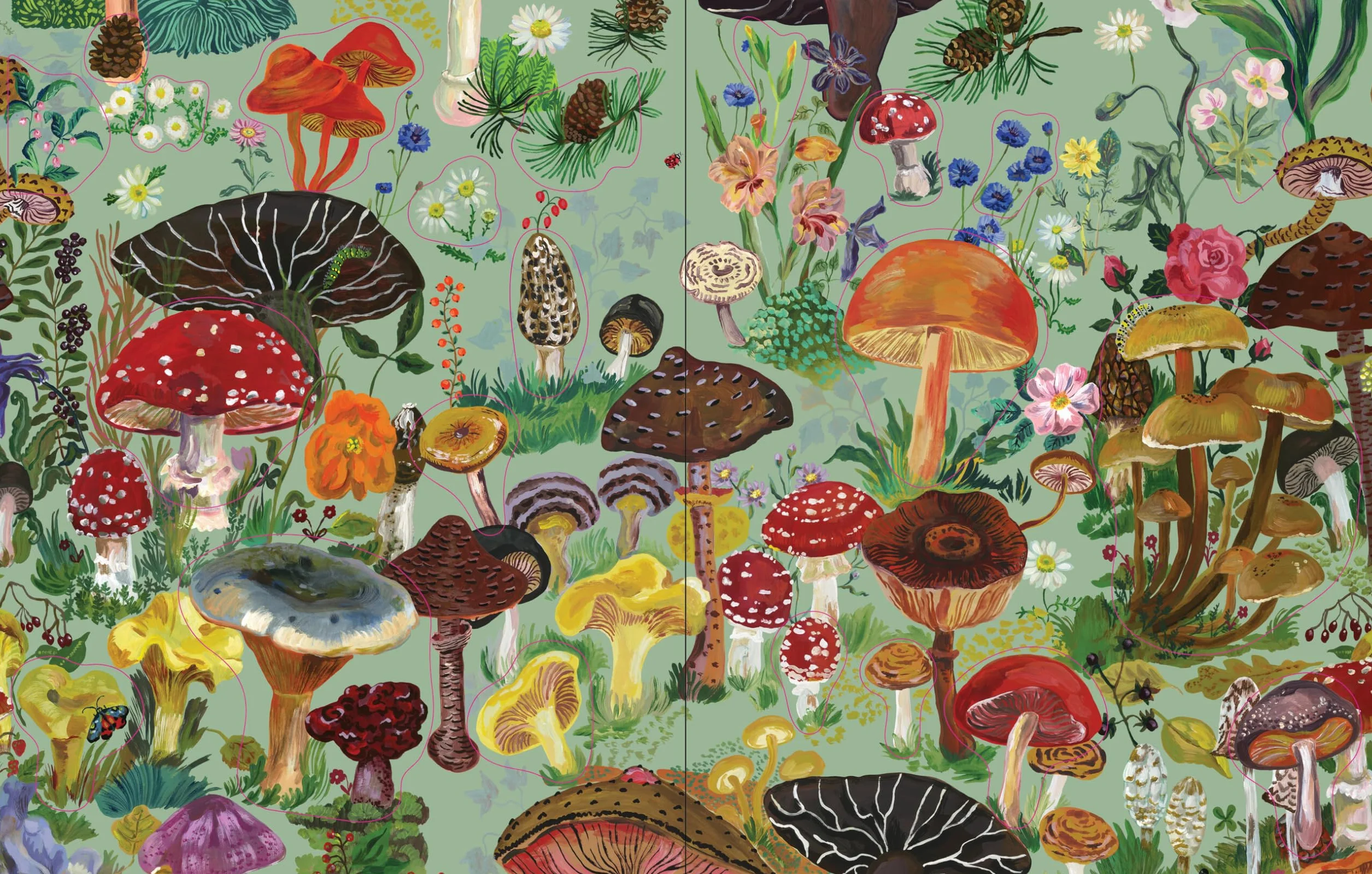 Nathalie LEtE Sticker Book /anglais