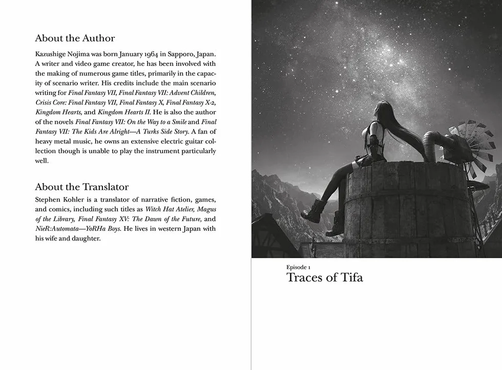 FINAL FANTASY VII REMAKE TRACE OF TWO PASTS HC NOVEL: Traces of Two Pasts