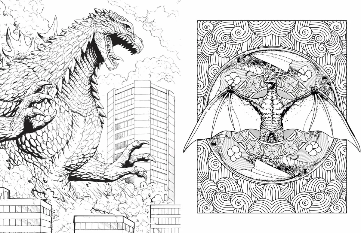 Godzilla: The Official Coloring Book
