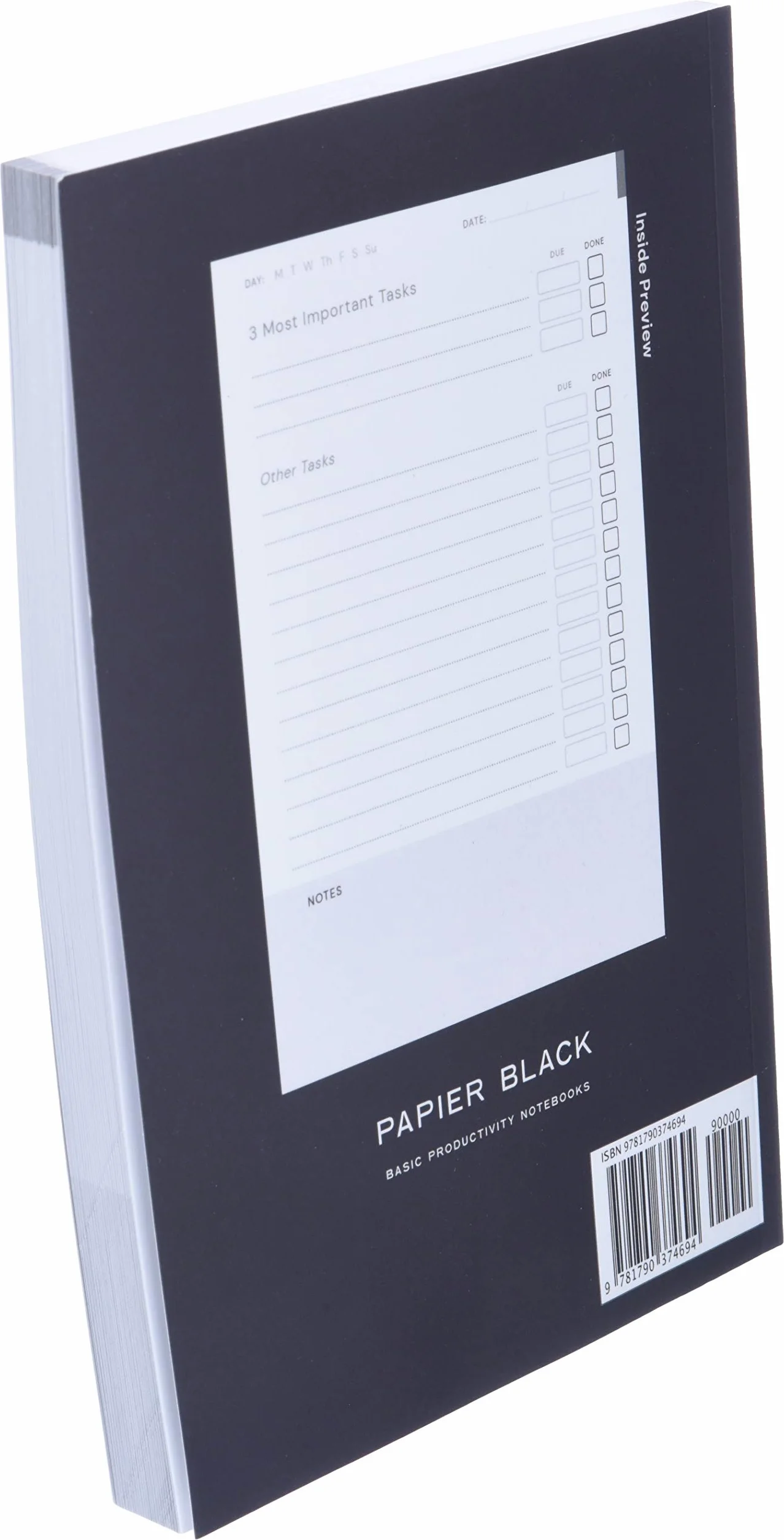 DAILY TO-DO LIST NOTEBOOK A Minimalist Planner to Help You Get Stuff Done: 6.69" x 9.61" Daily Checklist Productivity Journal