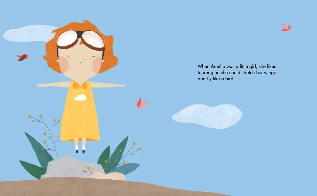 Little People Big Dreams Amelia Earhart /anglais: 3