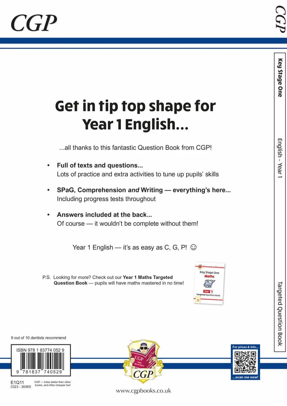 KS1 English Year 1 Targeted Question Book