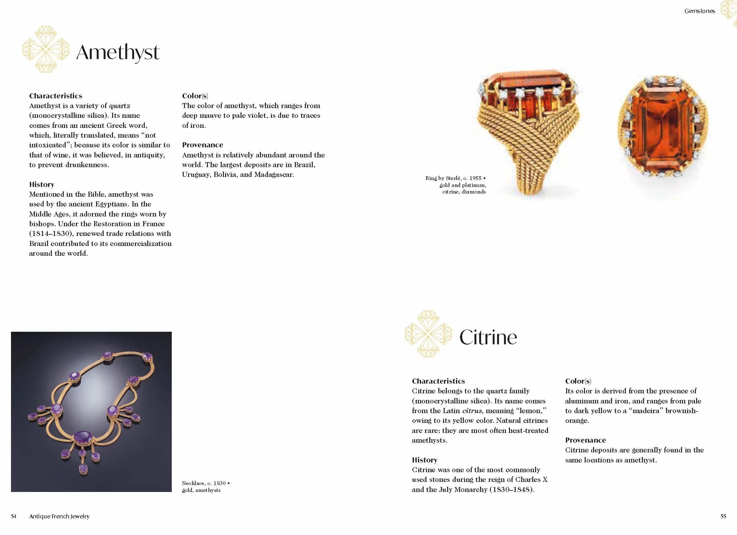 Antique French Jewelry : 1800-1950