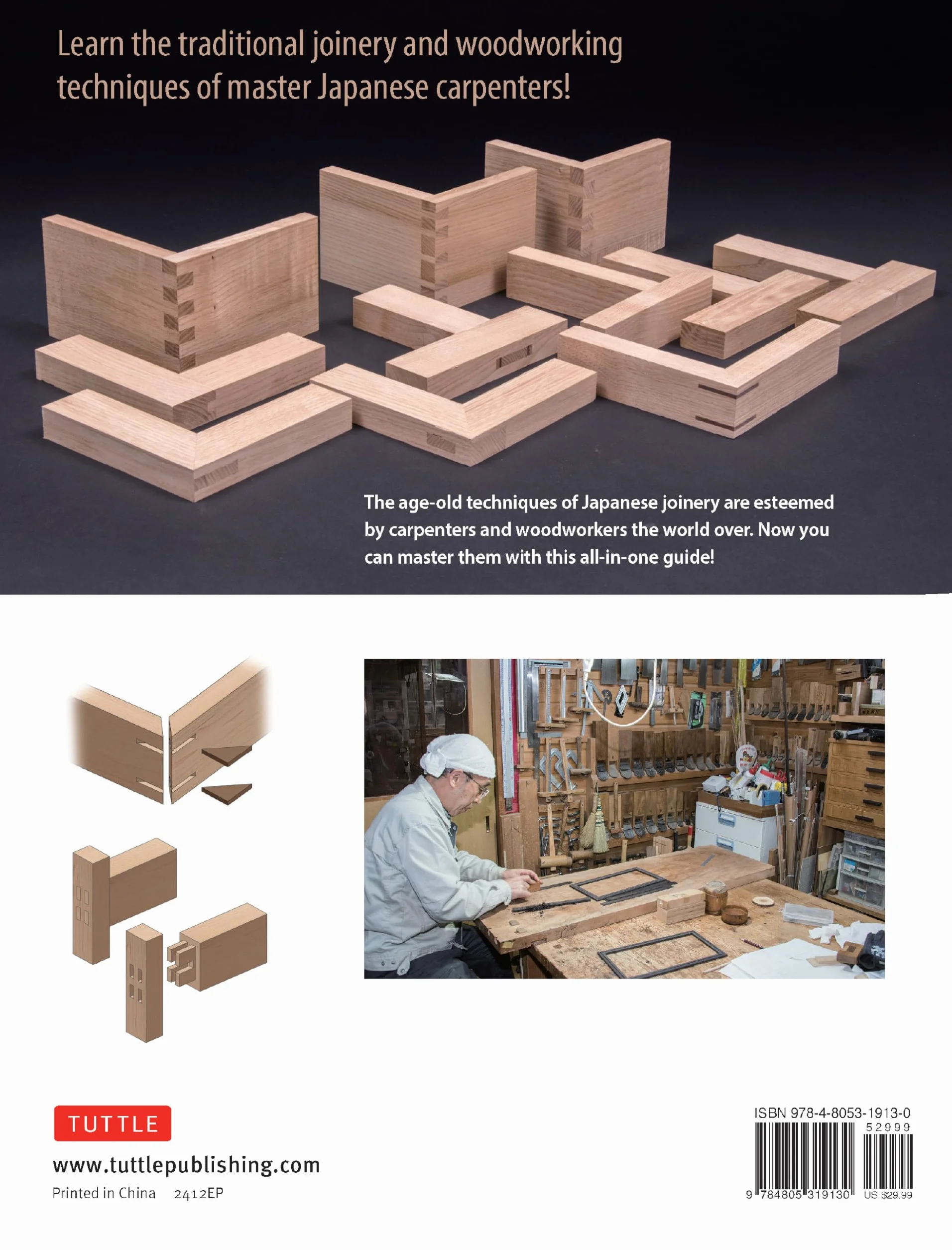 Japanese Woodworking and Joinery /anglais: A Beginner's Guide to the Tools & Techniques Used by Master Carpenters in Japan