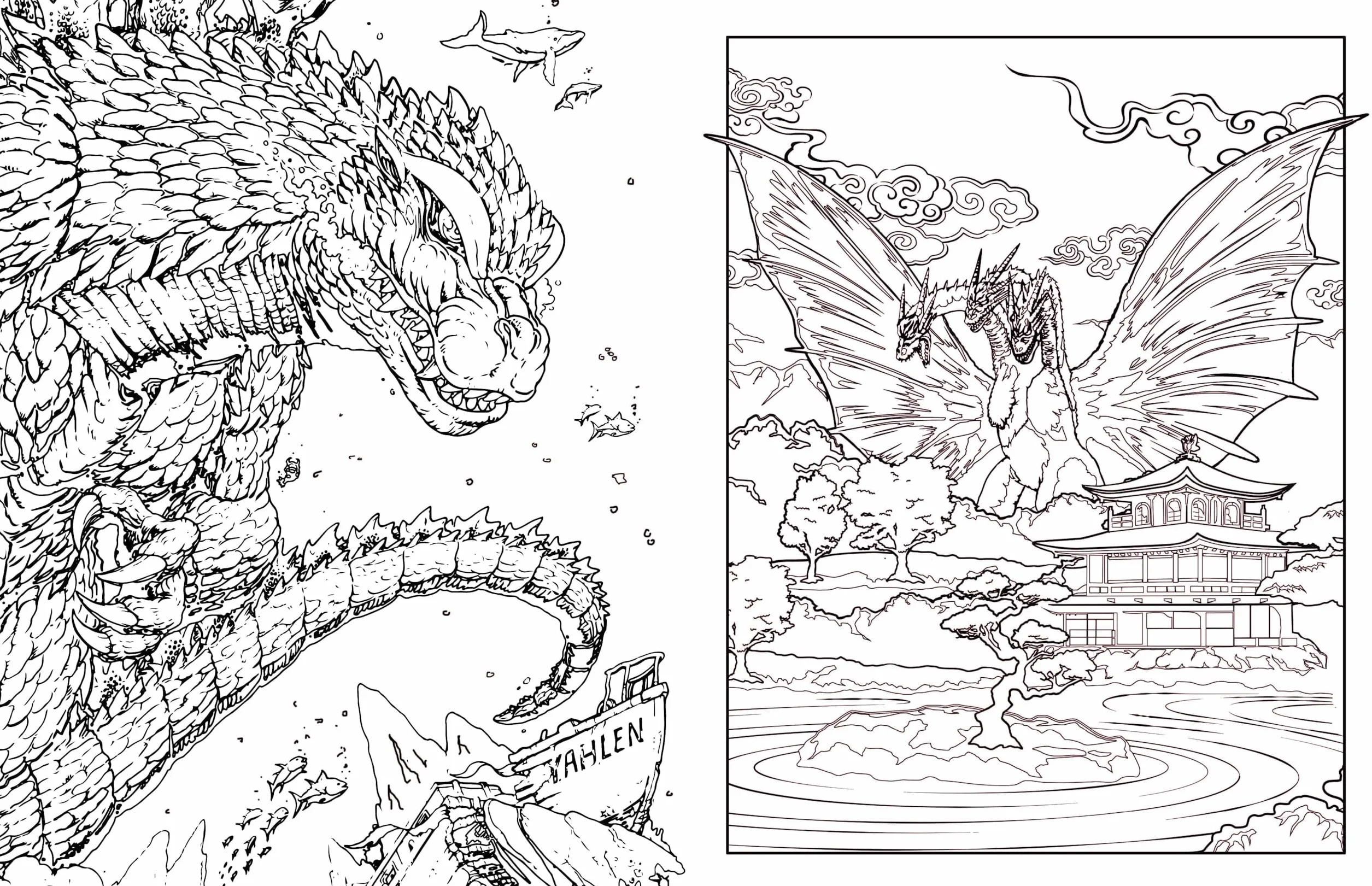 Godzilla: The Official Coloring Book