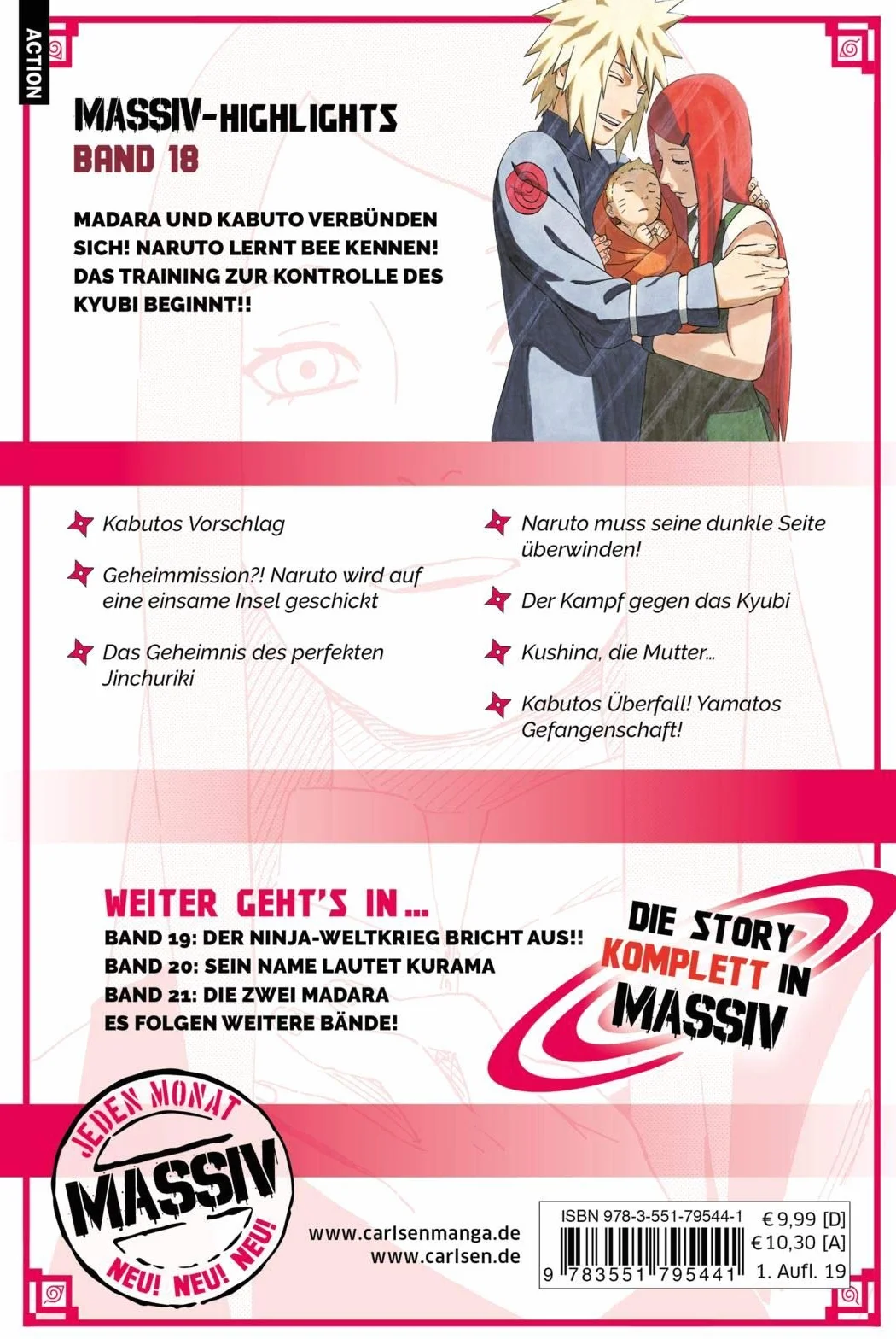 NARUTO Massiv 18: Die Originalserie als umfangreiche Sammelbandausgabe!
