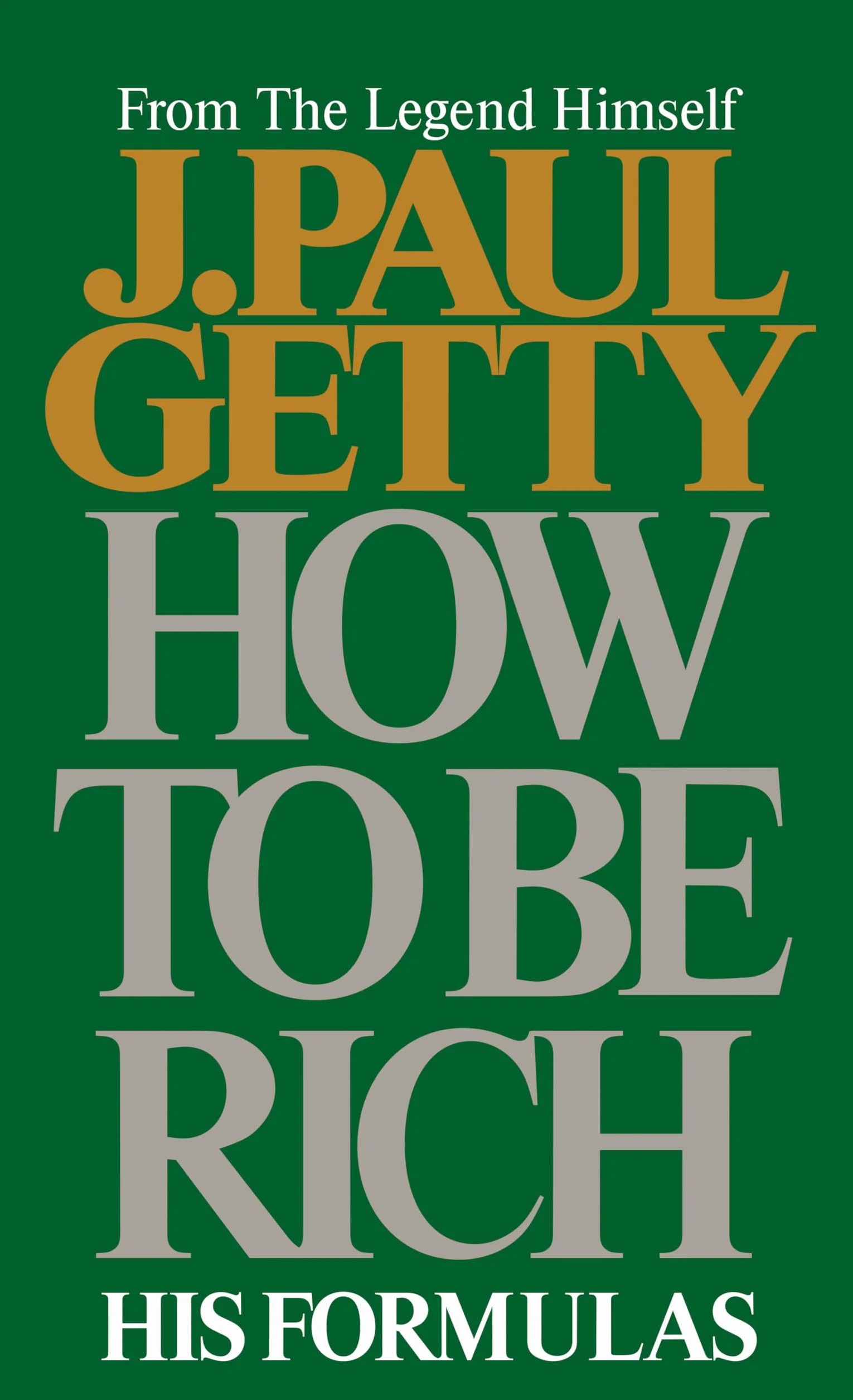 How to Be Rich