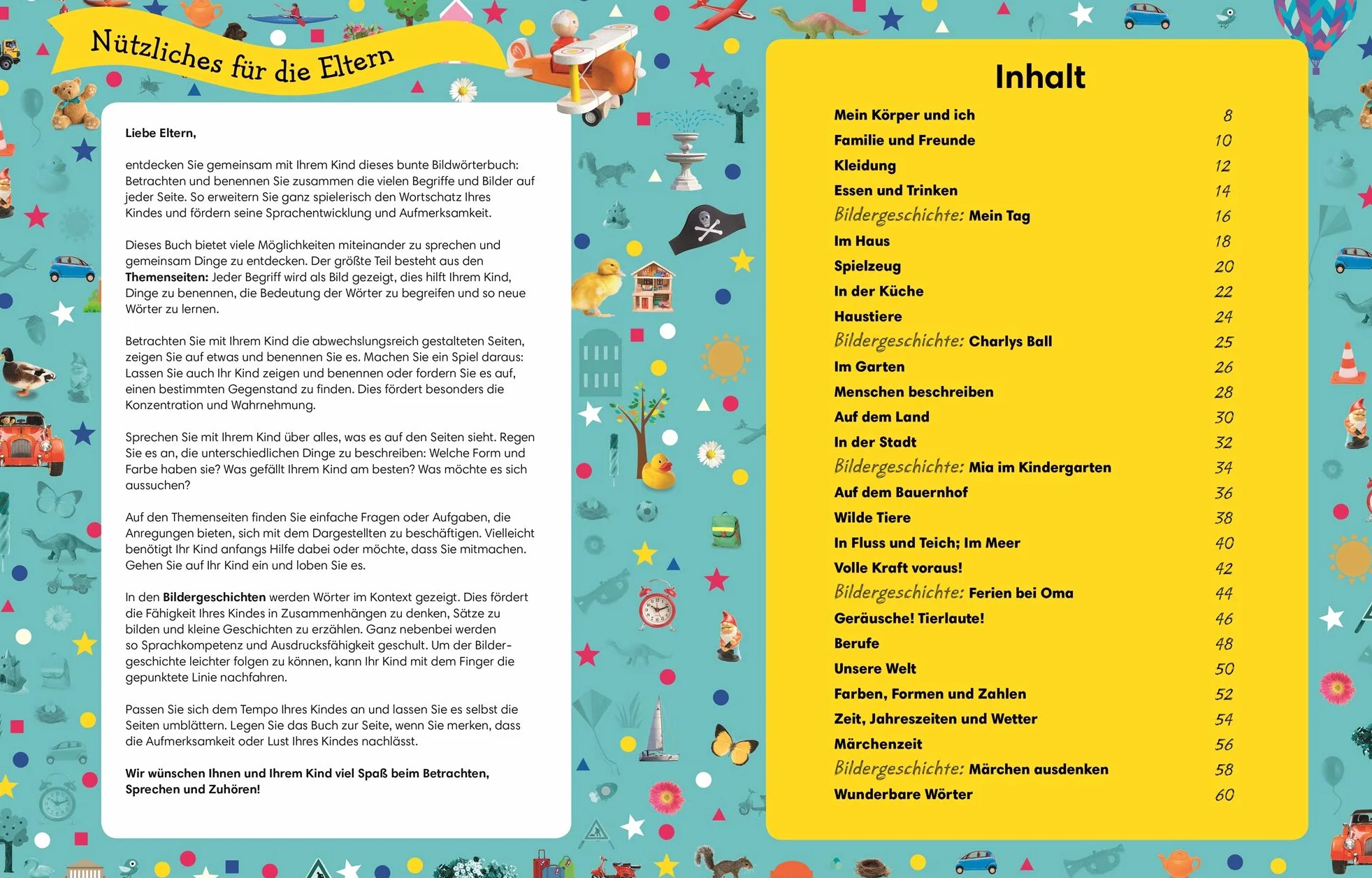 1000 erste Wörter: Mein Bildwörterbuch für den Kindergarten