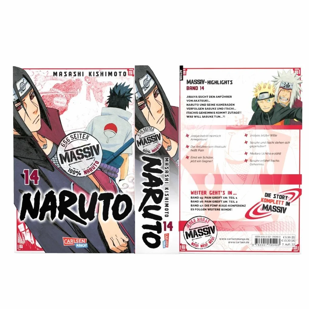 NARUTO Massiv 14: Die Originalserie als umfangreiche Sammelbandausgabe!