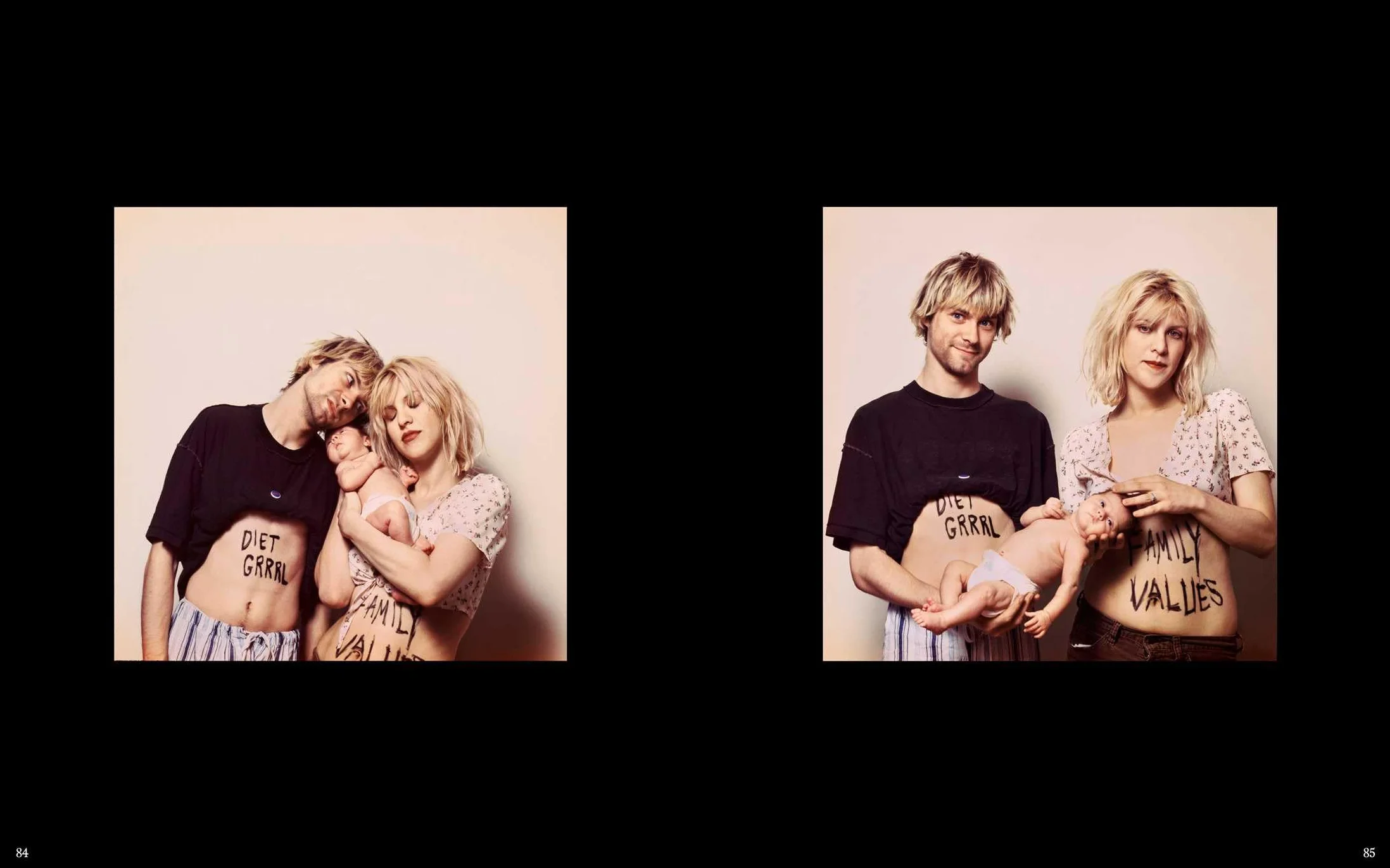 Family Values: Kurt, Courtney, & Frances Bean /anglais