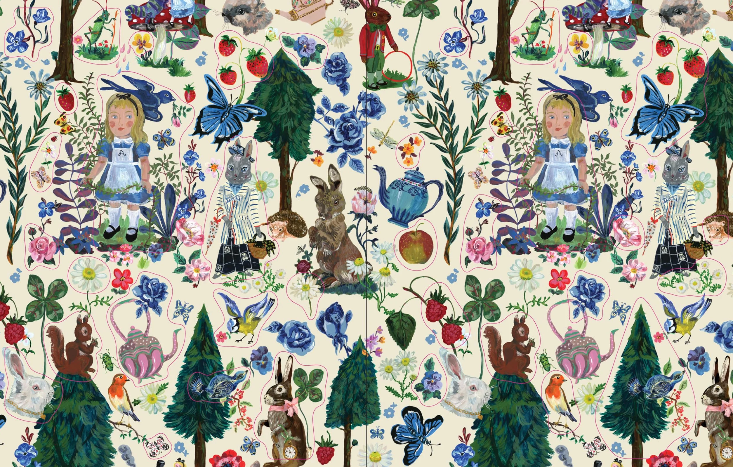 Nathalie LEtE Sticker Book /anglais