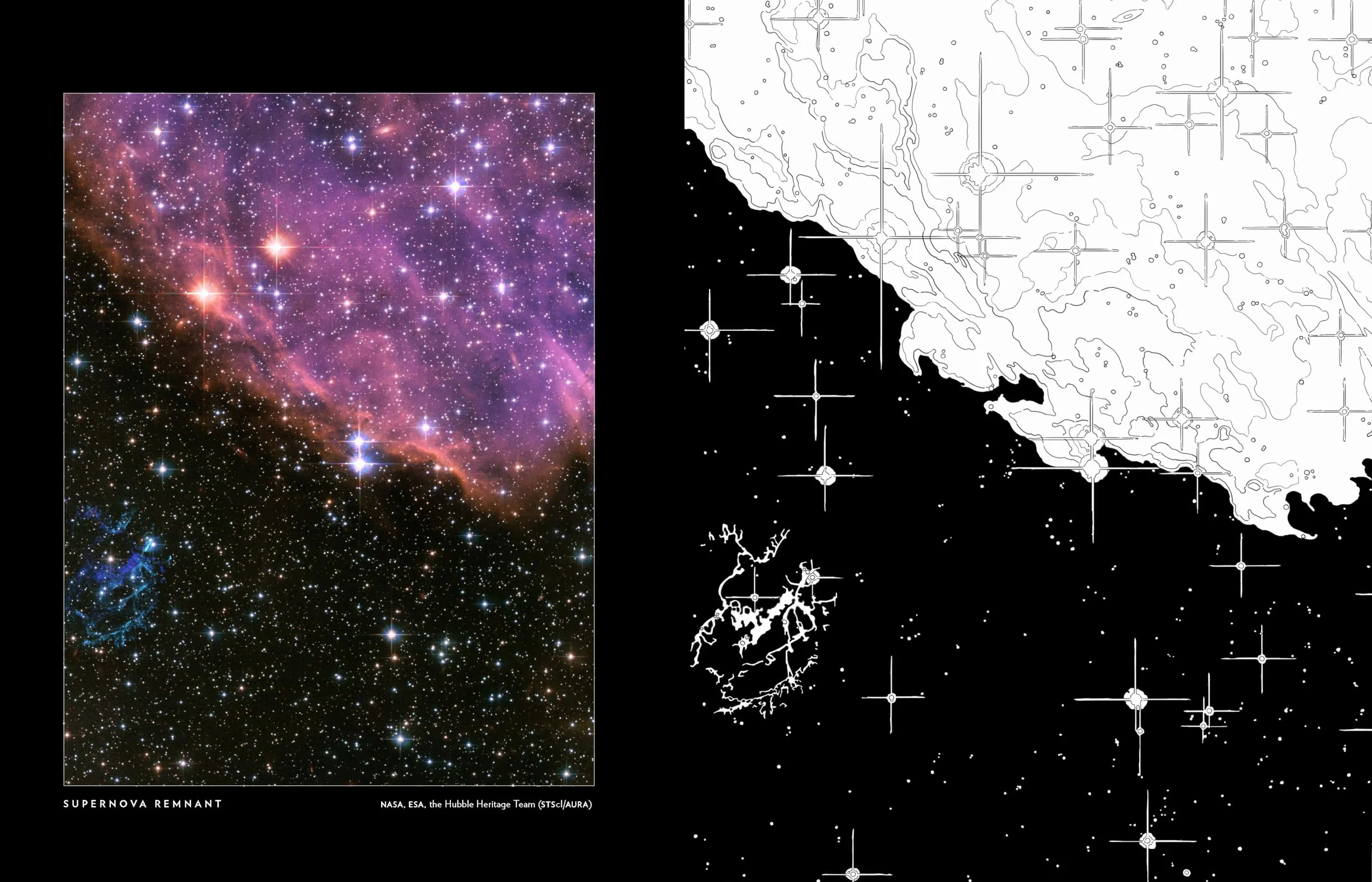 Earth and Space Coloring Book: Featuring Photographs from the Archives of NASA