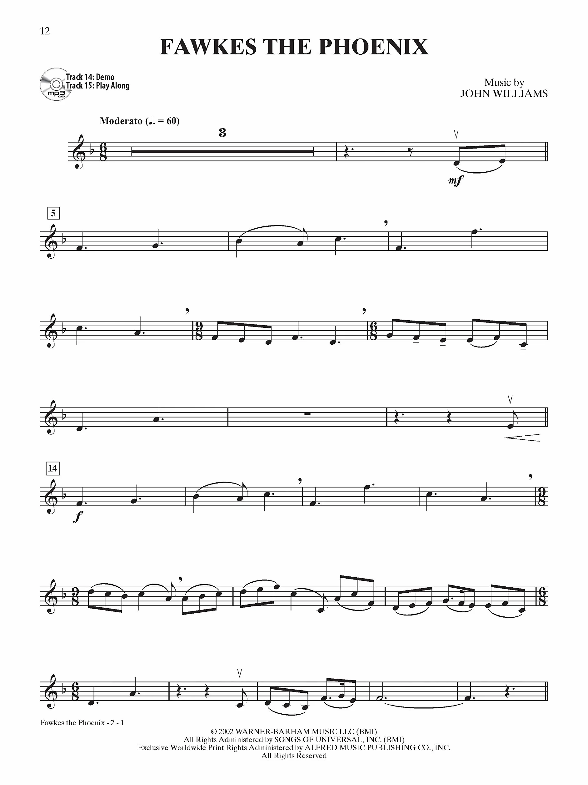 Harry potter instrumental solos complete films 1-8 violin book/cd +cd: From the Complete Film Series