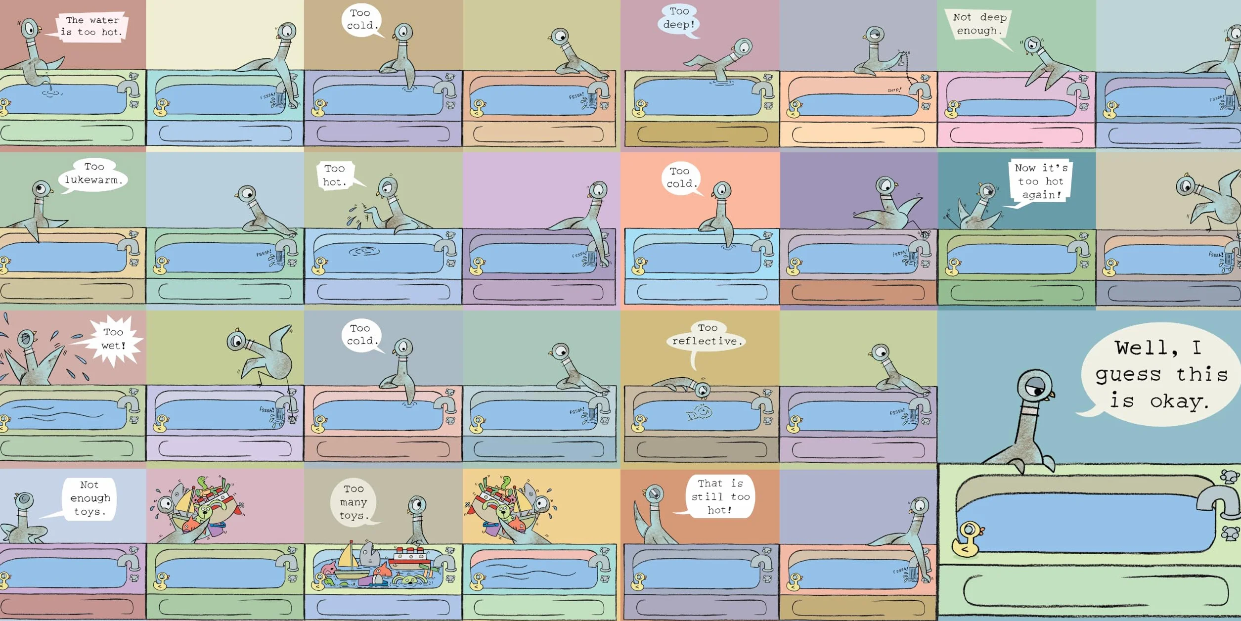 Pigeon Needs a Bath!, The-Pigeon series: 9