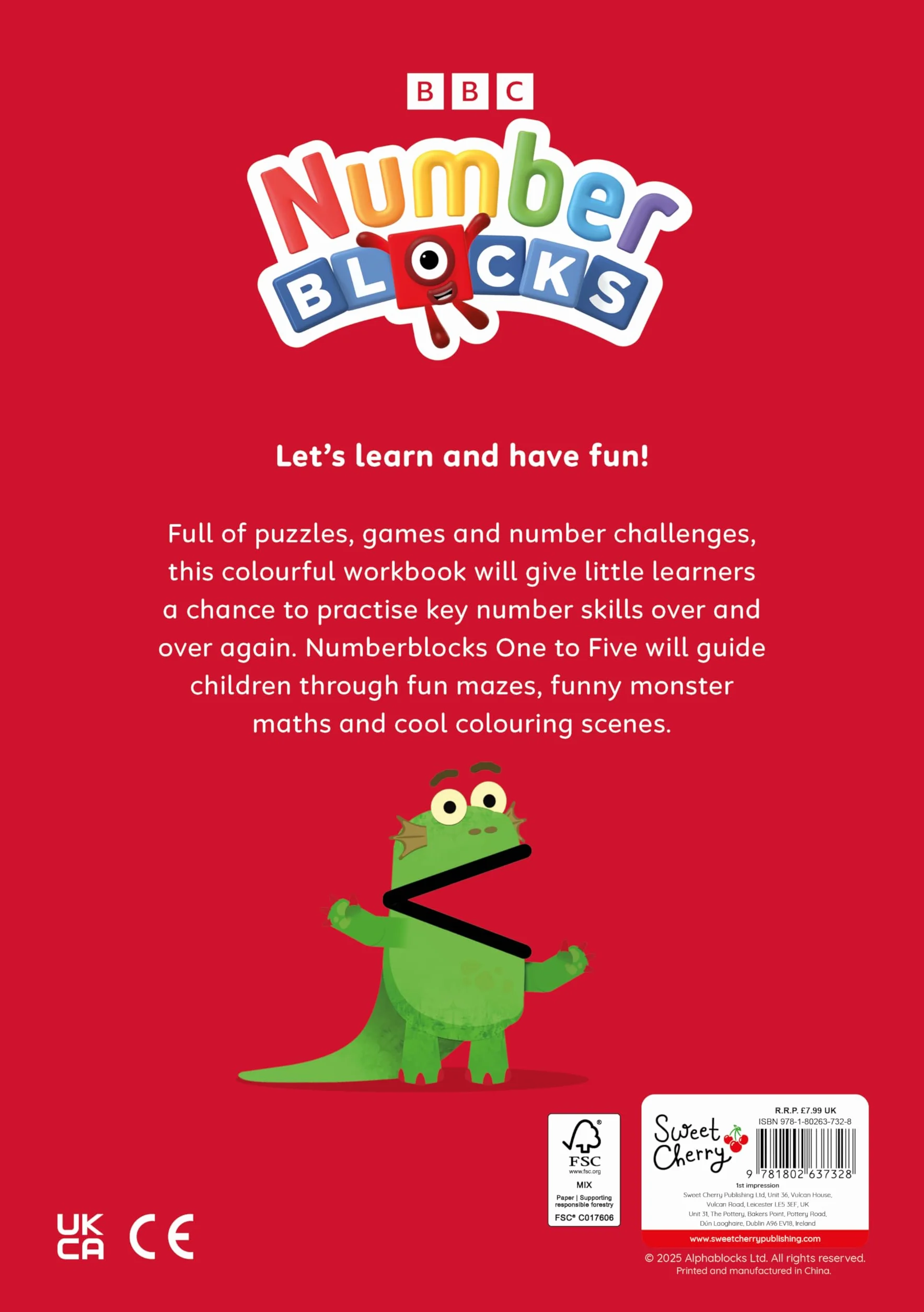 Numberblocks Puzzles and Games (Red Level Workbook): 3