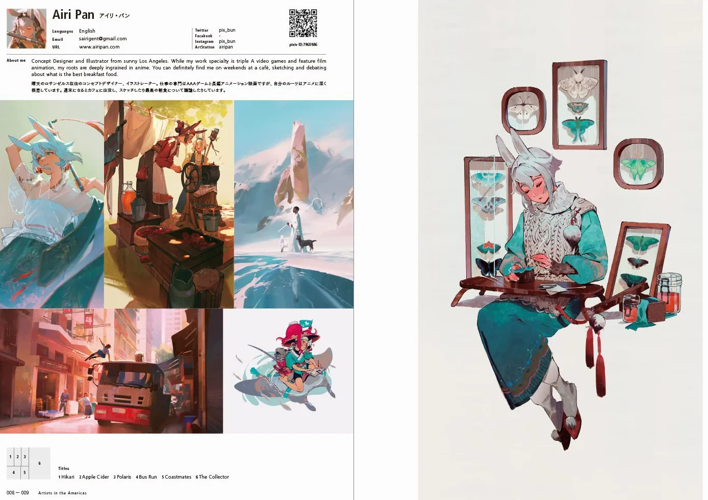 Artists in the Americas /anglais/japonais: Talents of Tomorrow in Manga, Game and Animation