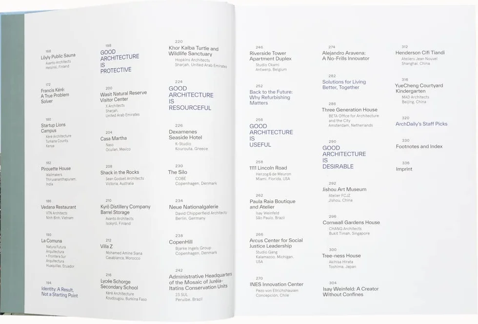 The Archdaily Guide to Good Architecture: The now and how of built environments