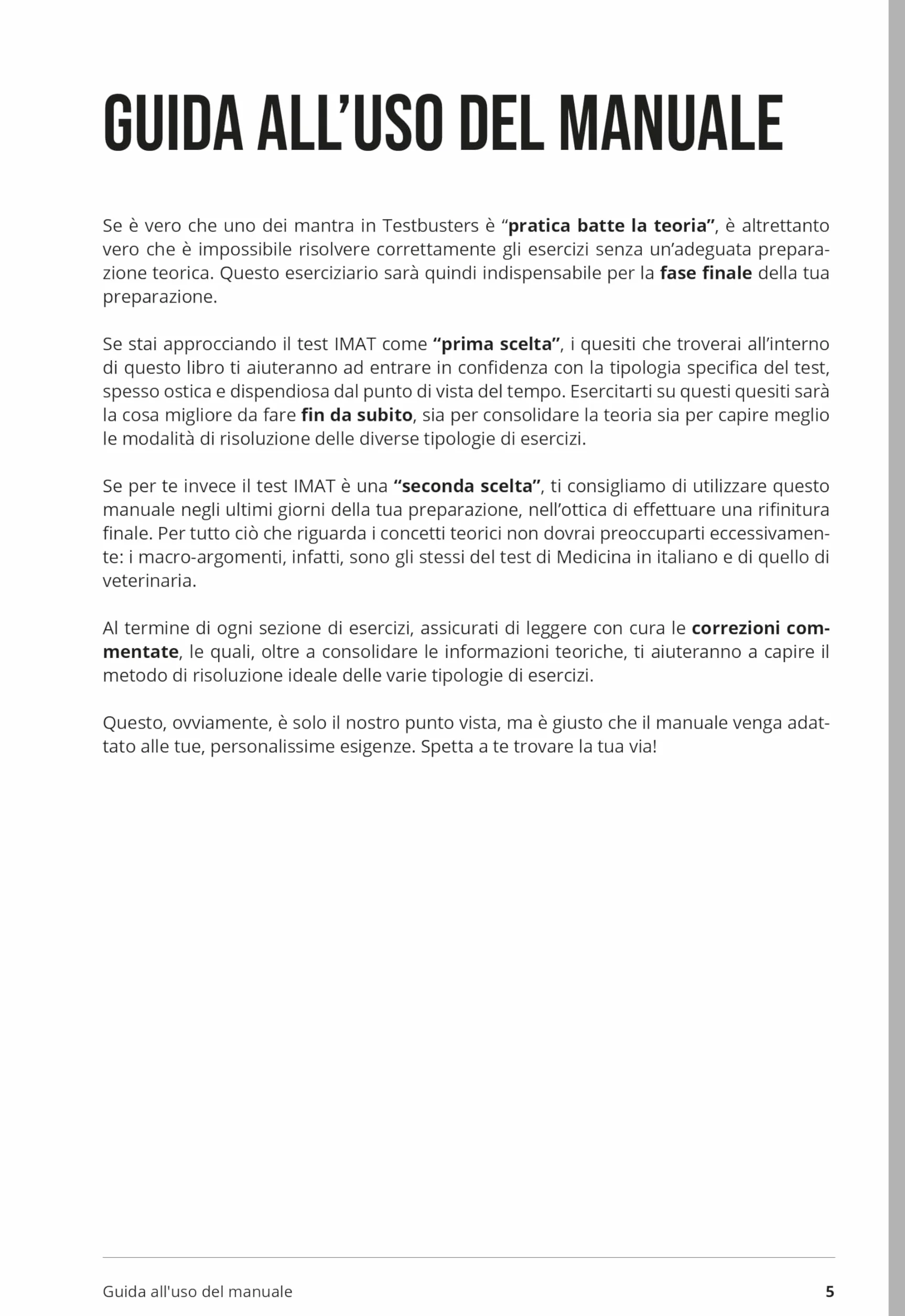 Testbusters. Test di medicina in inglese IMAT. Exercise book. Eserciziario commentato completo per il test IMAT