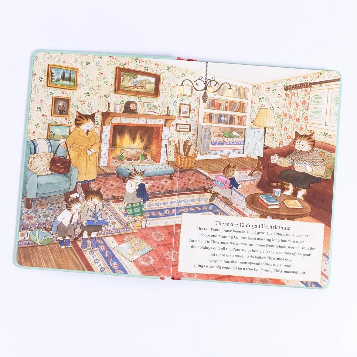 Cat Family Christmas: An Advent Lift-the-Flap Book /anglais: An Advent Lift-the-Flap Book with over 140 flaps: 1