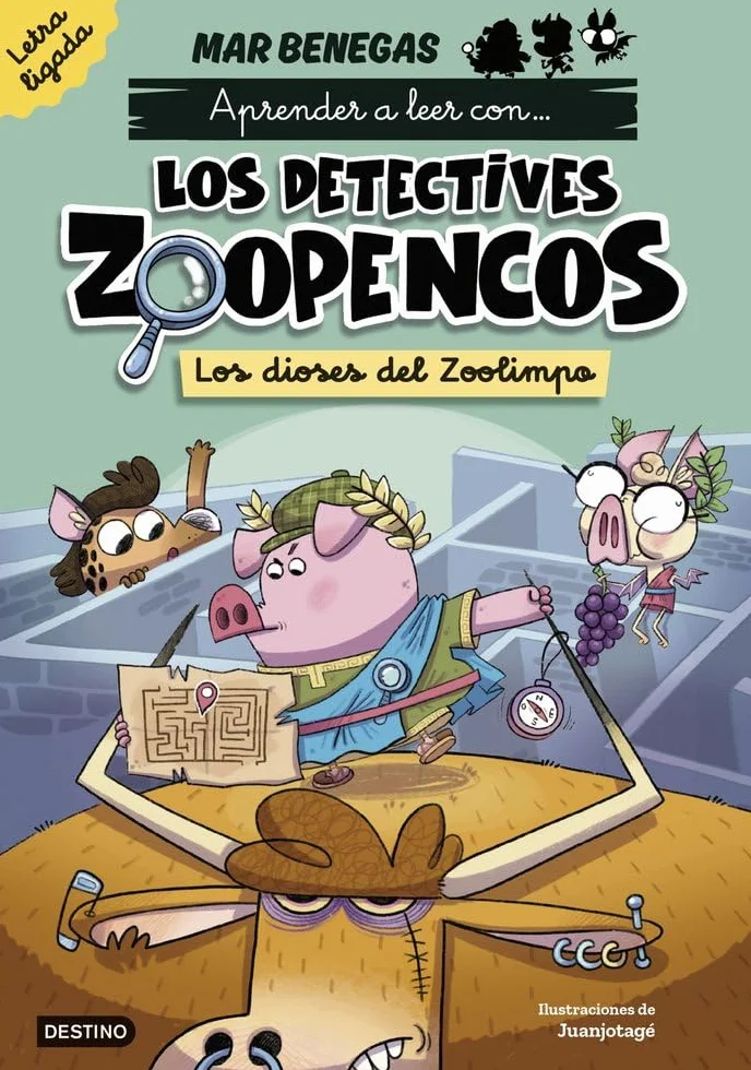 Aprender a leer con... Los Detectives Zoopencos Letra ligada 2. Los dioses del Z: En letra LIGADA para aprender a leer (libros para niños a partir de 5 años). Elige tu propia historia