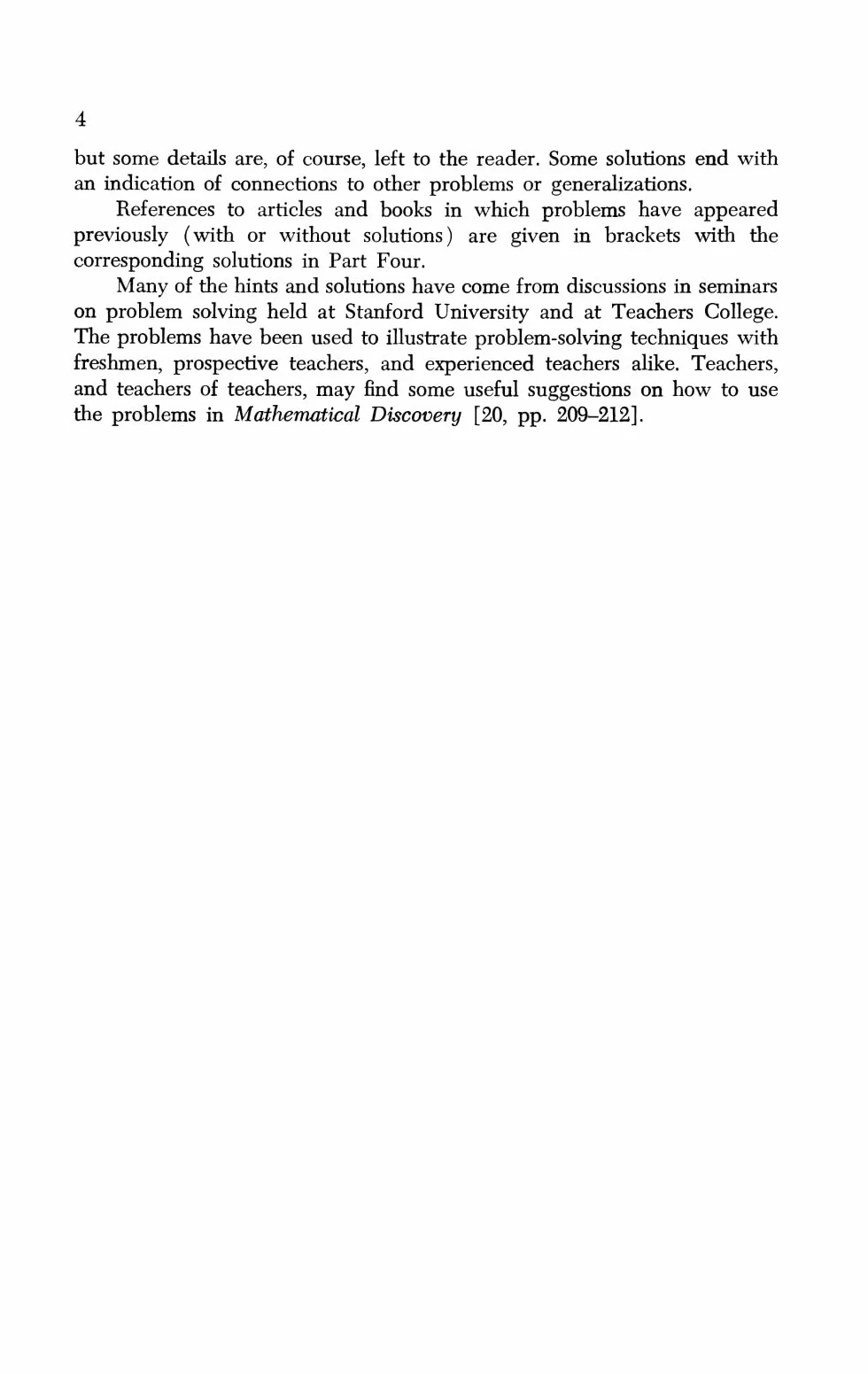 The Stanford Mathematics Problem Book: With Hints and Solutions