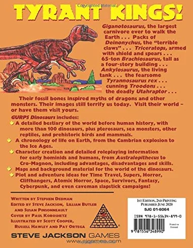 GURPS Dinosaurs
