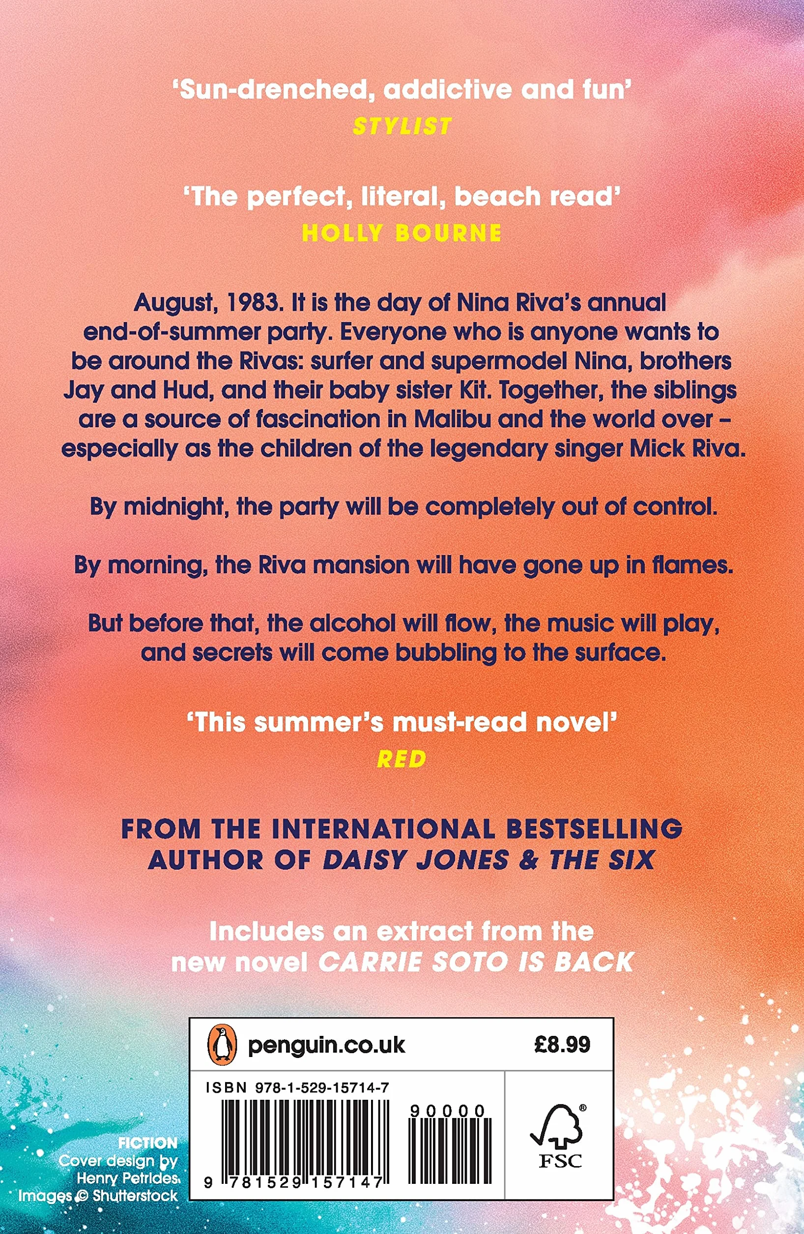 Malibu Rising: From the Sunday Times bestselling author of Carrie Soto is Back