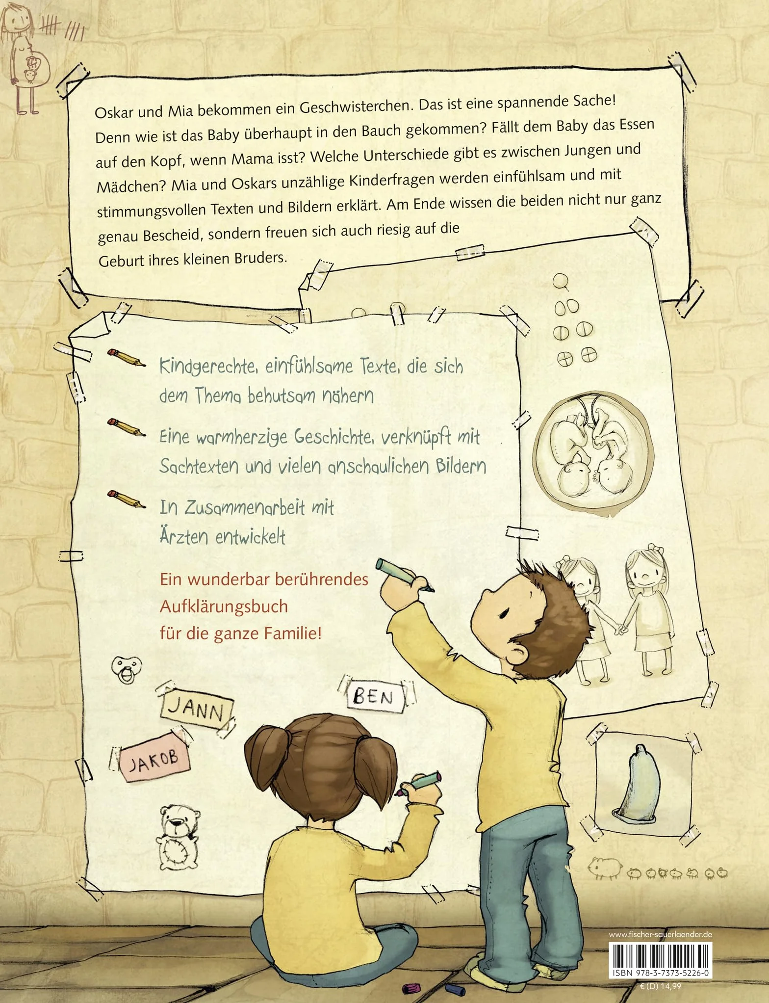 Ein Baby in Mamas Bauch: Ein ehrliches Aufklärungsbuch mit verständlichen Texten und stimmungsvollen Bildern für Kinder ab 6 Jahren