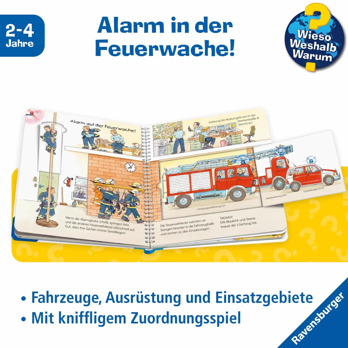 Wieso? Weshalb? Warum? junior, Band 2: Die Feuerwehr