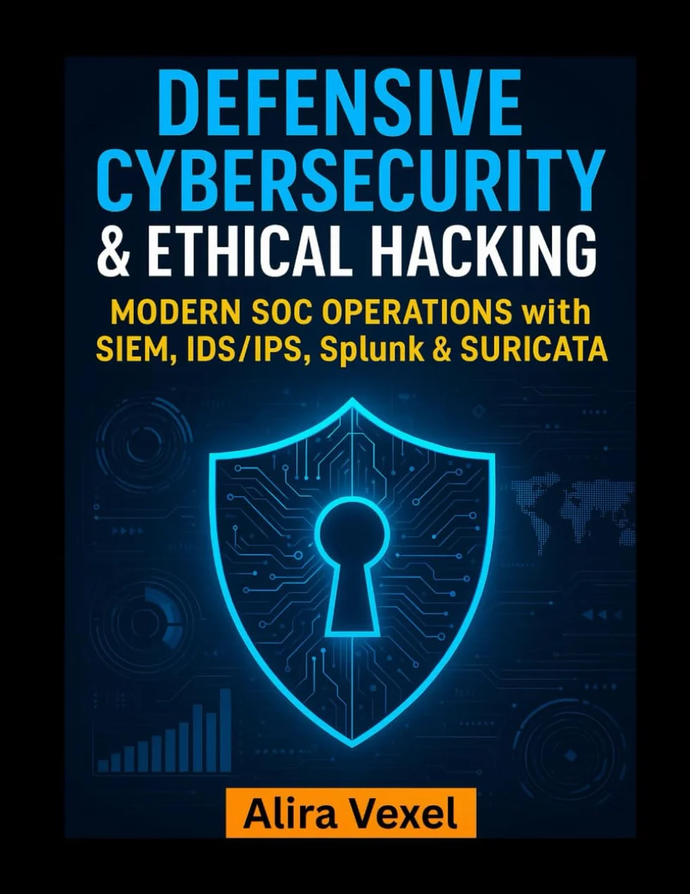 Defensive Cybersecurity & Ethical Hacking: Modern SOC Operations with SIEM, IDS/IPS, Splunk & Suricata
