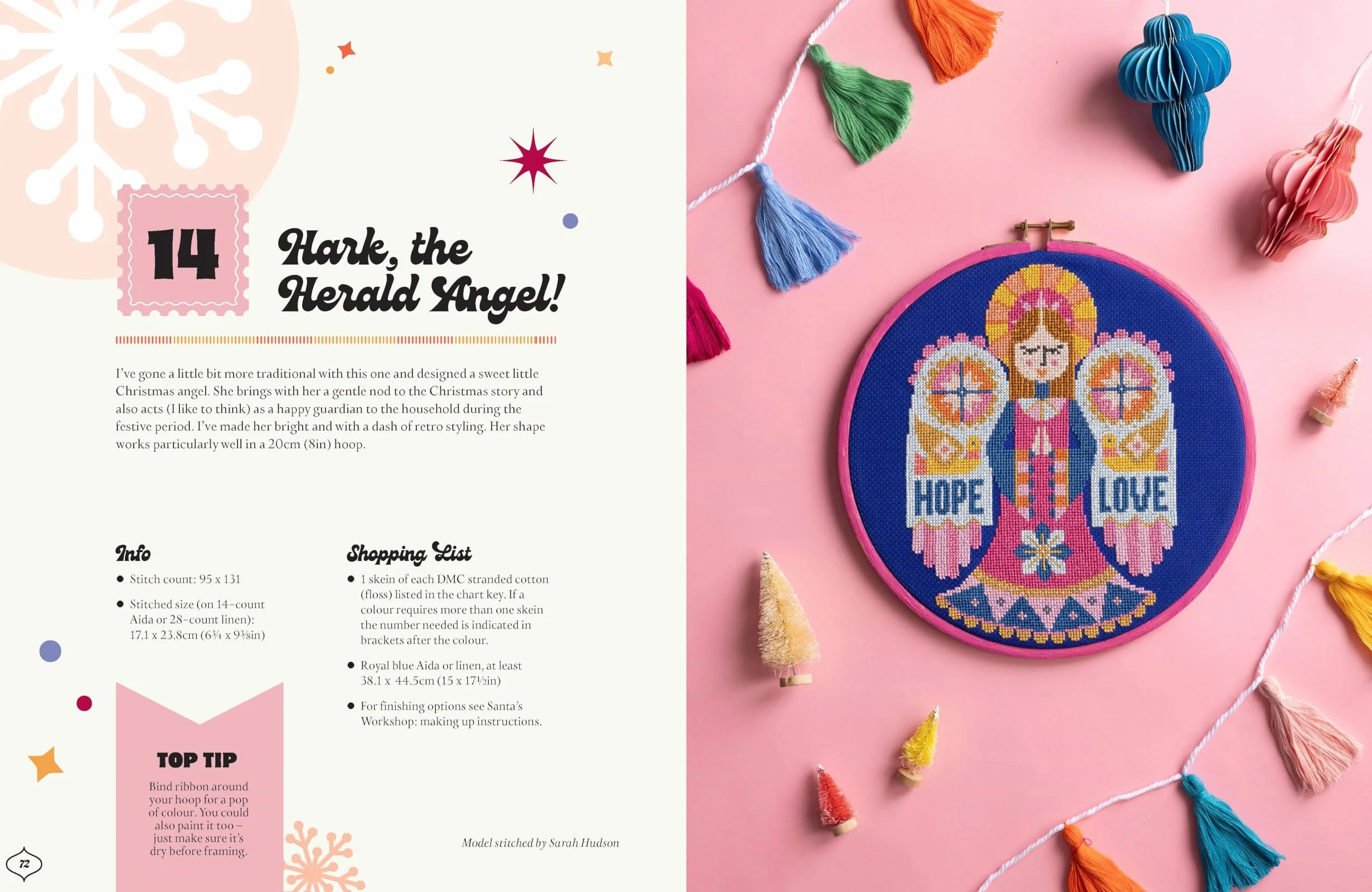 Merry Stitchmas: 24 Fun and Festive Cross Stitch Designs