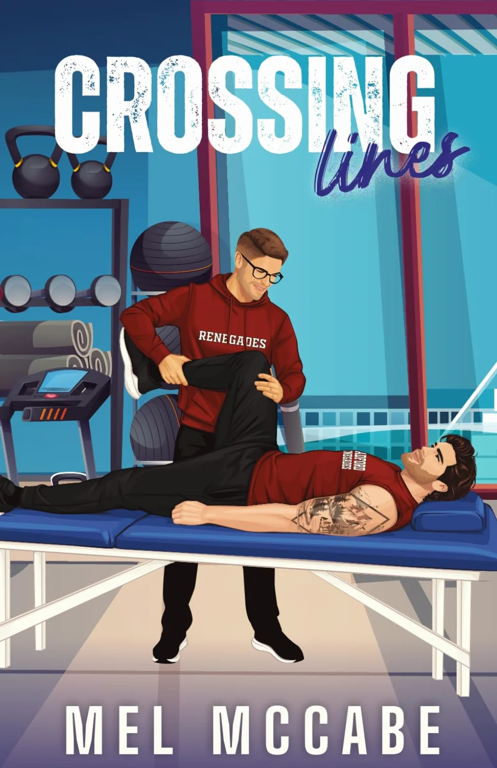 Crossing Lines: A MM College Hockey Romance