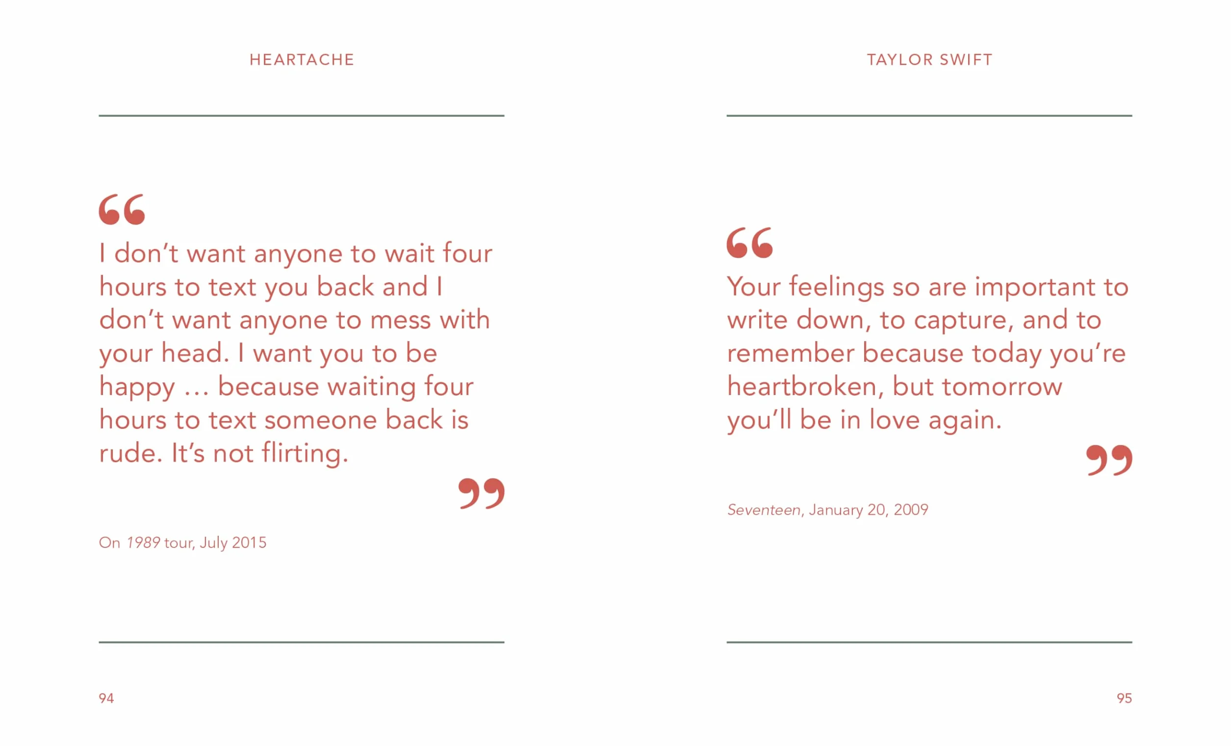 The Little Guide to Taylor Swift: Words to Shake It Off: 7