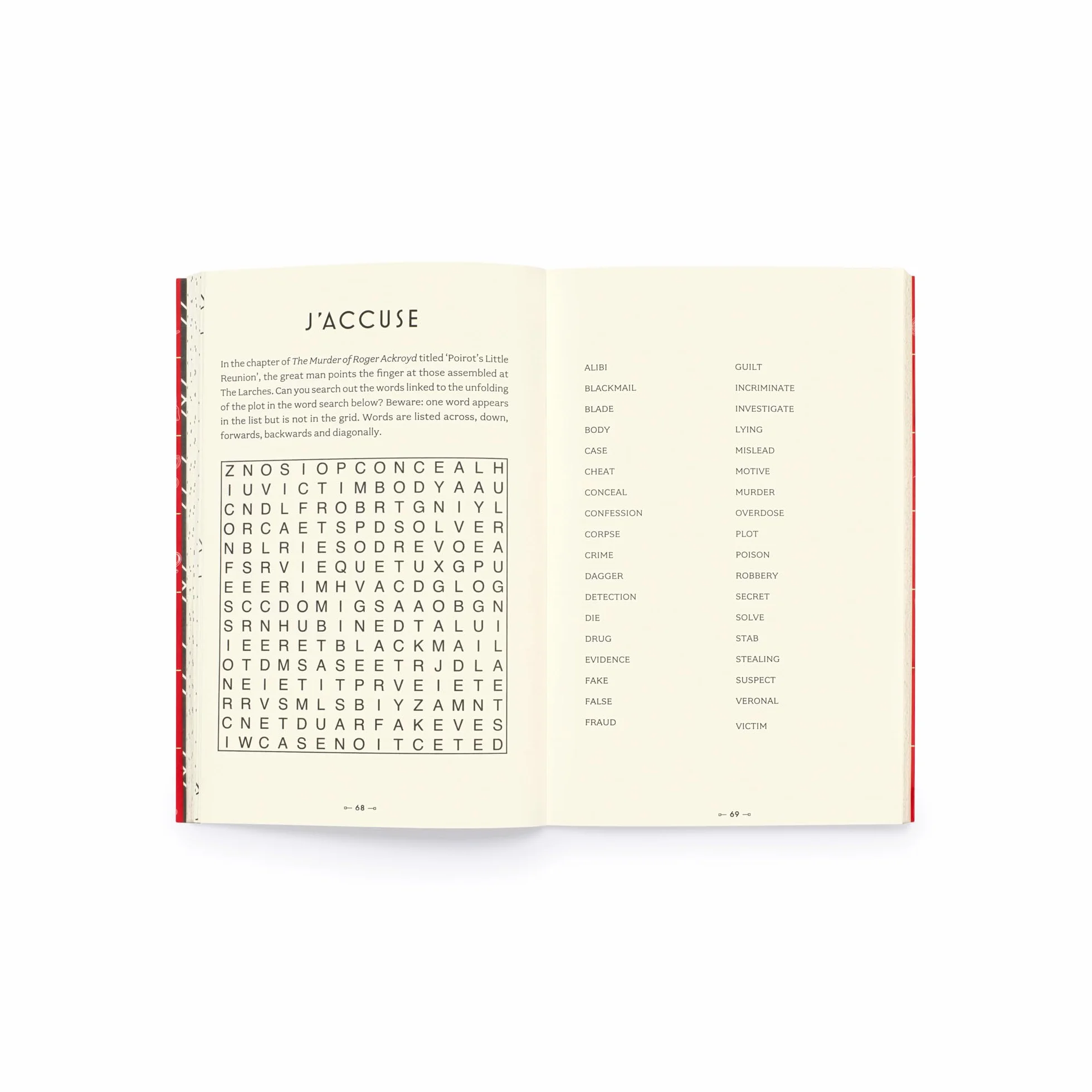 The Official Poirot Puzzle Book: Put Your Little Grey Cells to the Ultimate Test This Christmas