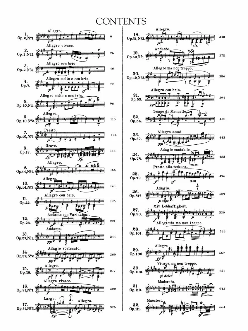 Complete Piano Sonatas - Beethoven Piano Book with All 32 Sonatas - Classical Piano Book That Includ: Schirmer Library of Classics Volume 2103