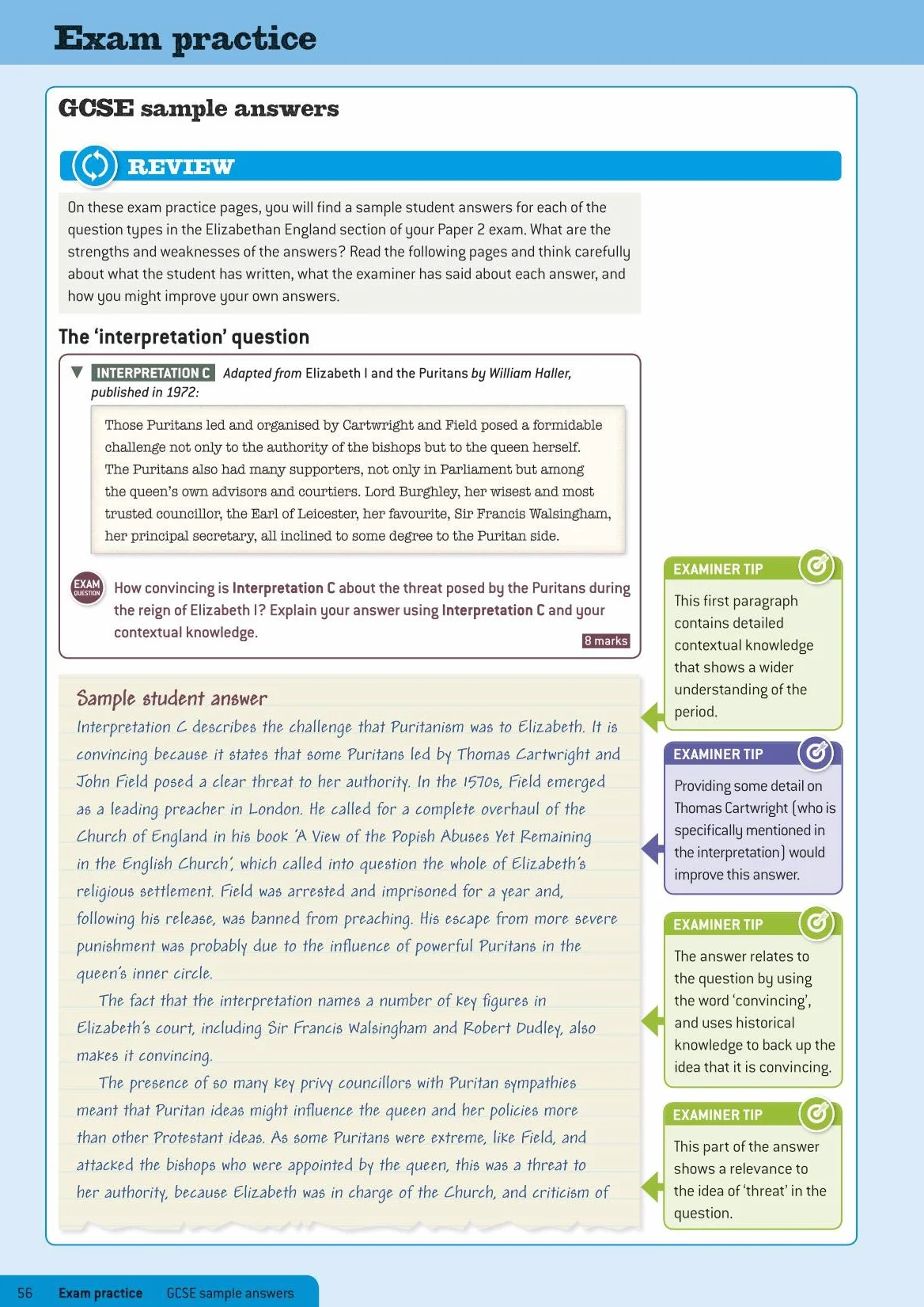 Oxford AQA GCSE History: Elizabethan England c1568-1603 Revision Guide: Get Revision with Results