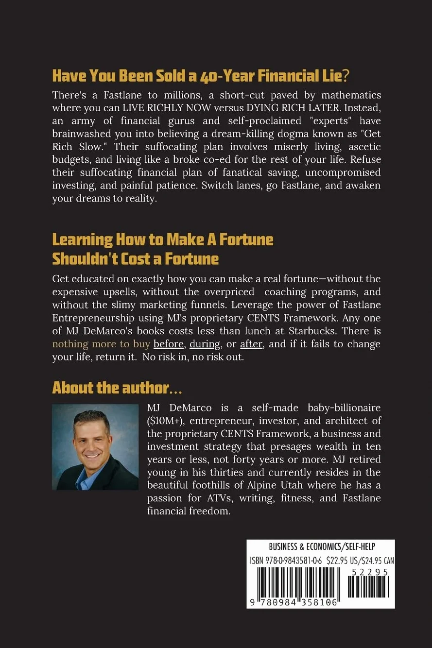 The Millionaire Fastlane: Crack the Code to Wealth and Live Rich for a Lifetime