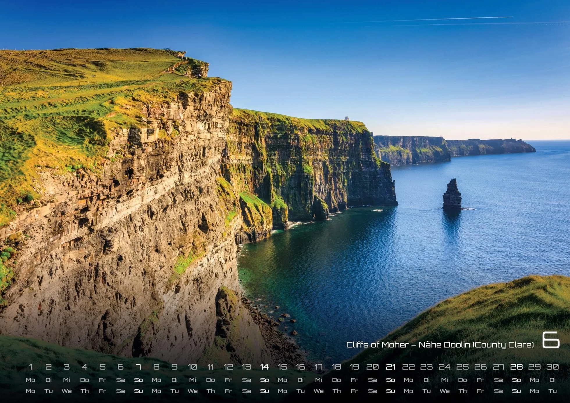 Irland - Die grüne Insel - 2026 - Kalender DIN A2: Der Wandkalender mit den schönsten Motiven aus Irland für das Jahr 2026 im extragroßen Format DIN A2 (ca. 60 x 42 cm)!