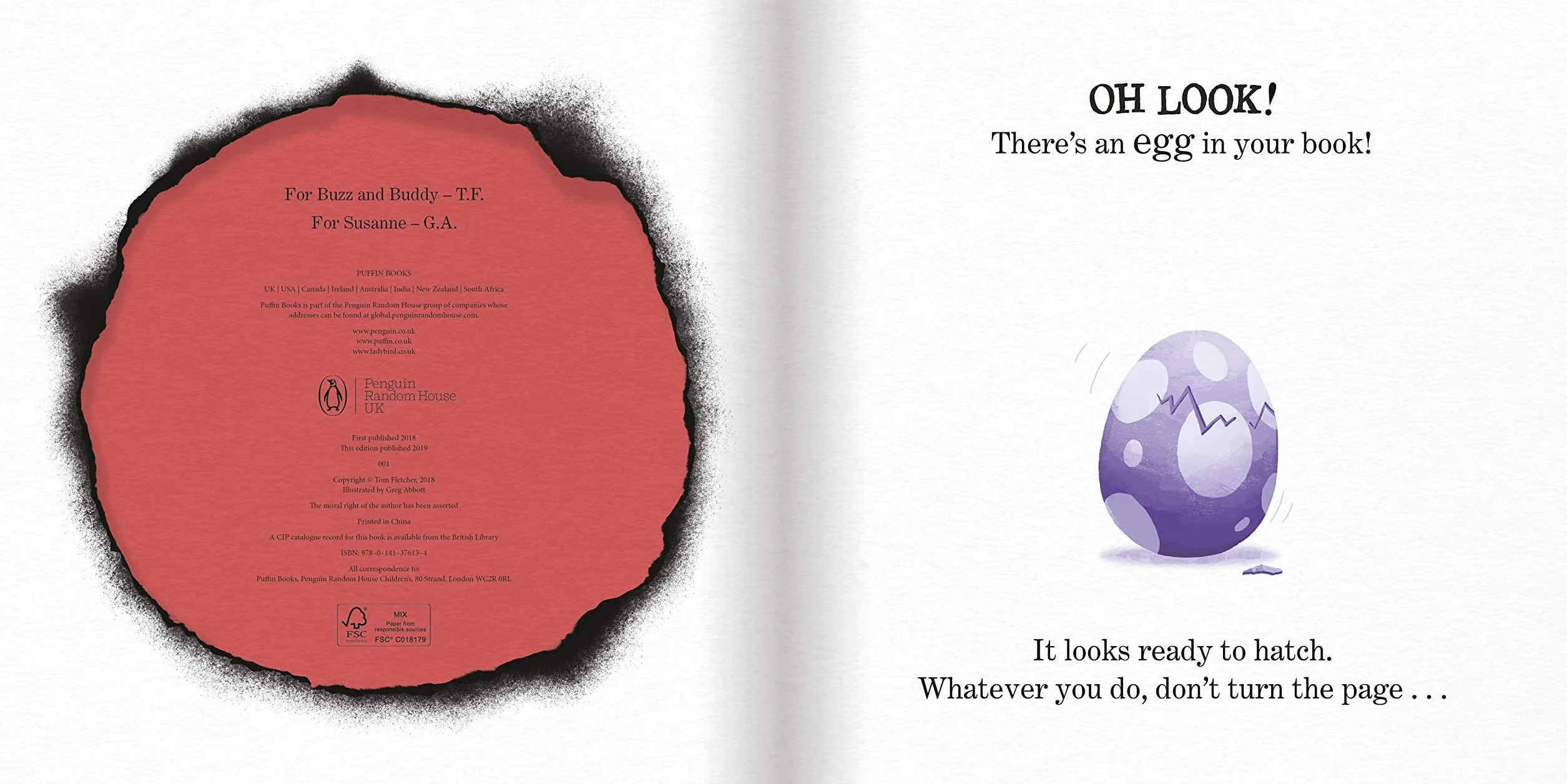 There's a Dragon in Your Book (2): An interactive story book for toddlers