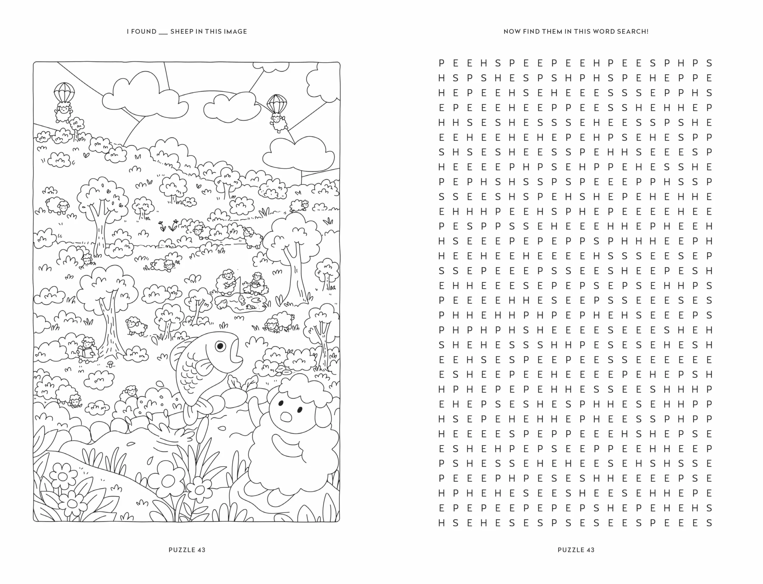 Counting Sheep: The Almost Impossible Bedtime Word Search