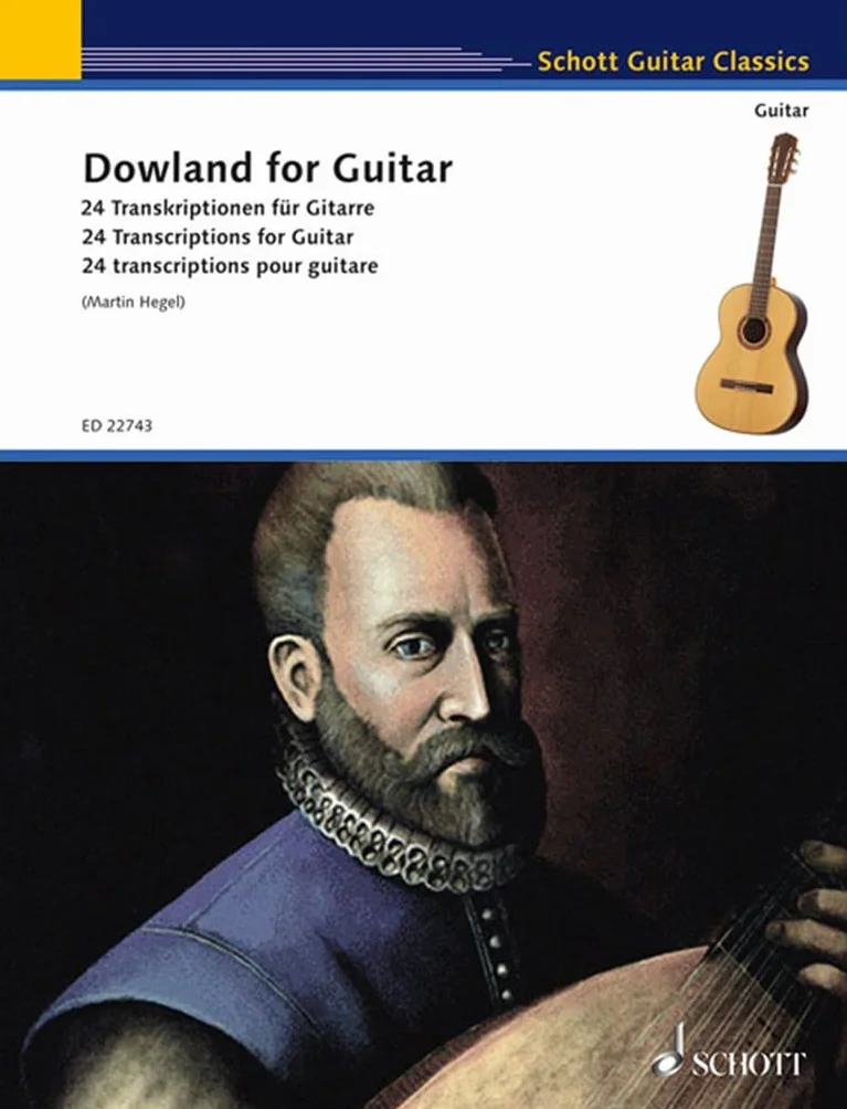 Dowland for Guitar: 24 transcriptions pour guitare. guitar.